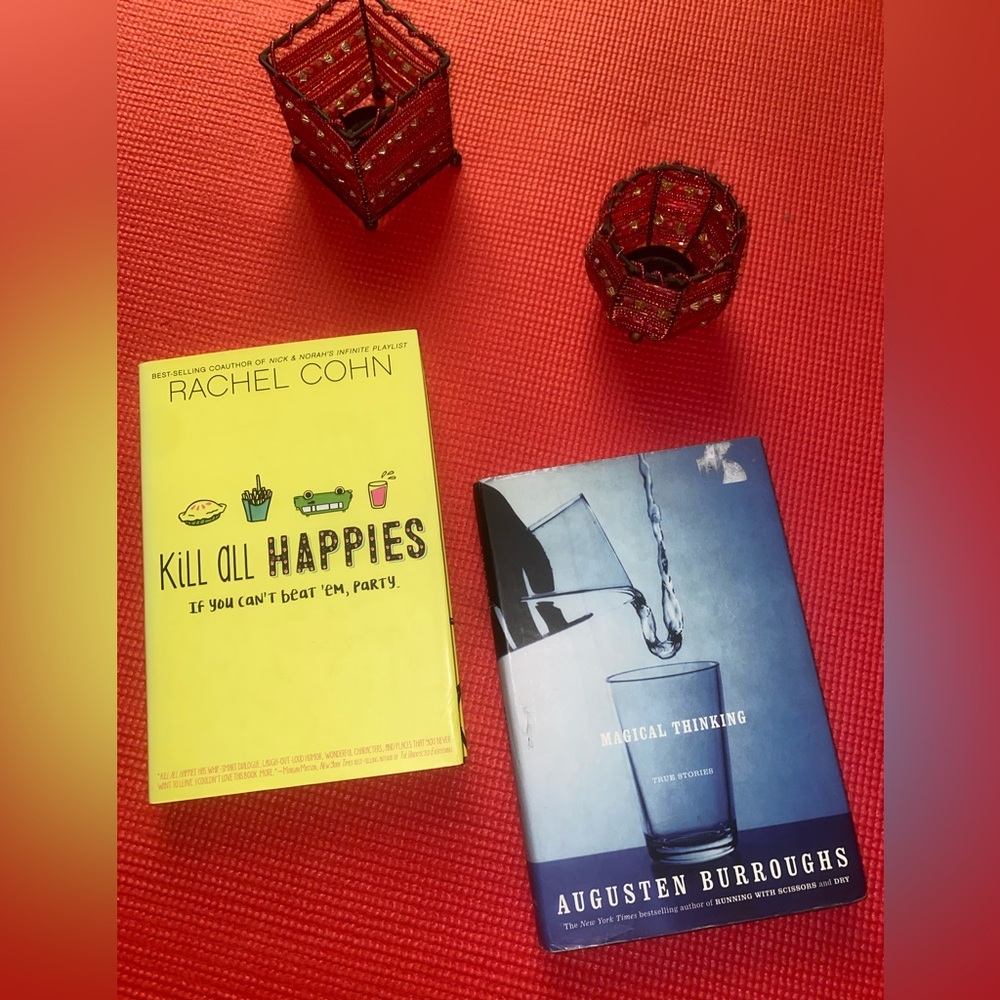 Ser of 2 hardcover Books: Kill All Happies and Magical Thinking (#Bundle&save)